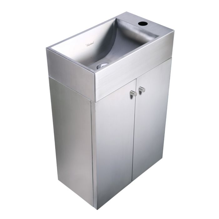 Whitehaus  Wall Hung Stainless Steel Vanity