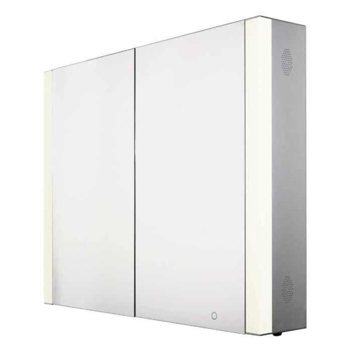 Whitehaus  Musichaus Double Door Anodized Aluminum Cabinet