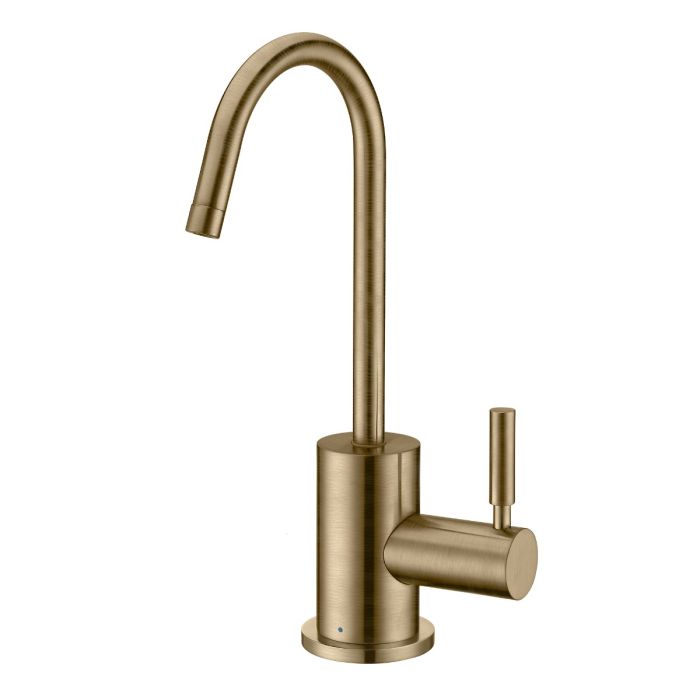 Whitehaus  Point of Use Cold Water Drinking Faucet with Gooseneck Swivel Spout