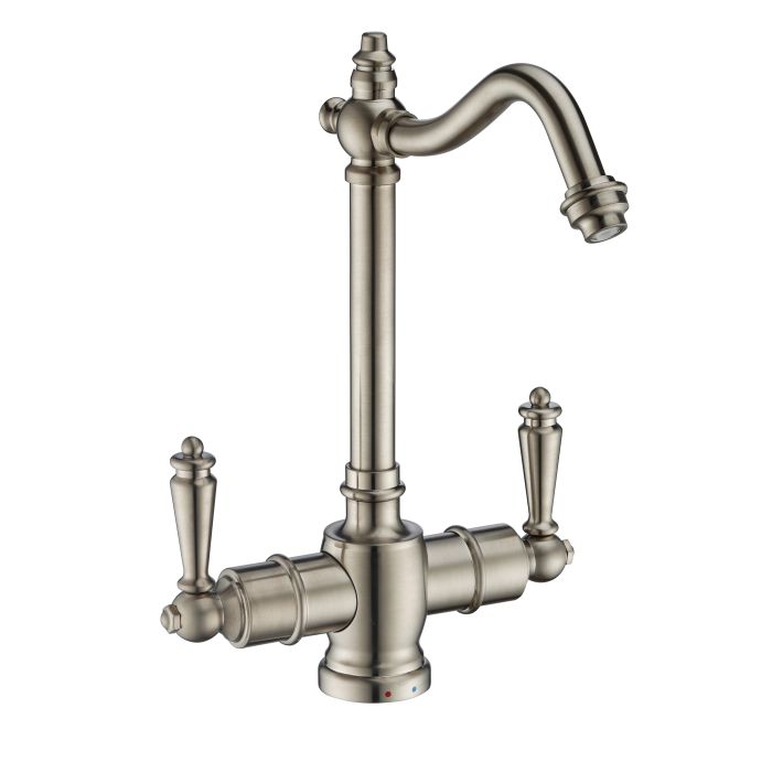 Whitehaus Point of Use Instant Hot/Cold Water Faucet with Traditional Spout