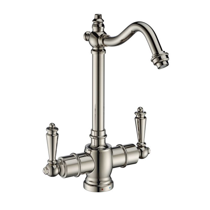 Whitehaus Point of Use Instant Hot/Cold Water Faucet with Traditional Spout