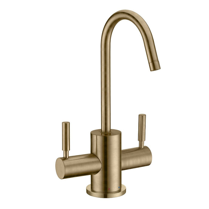 Whitehaus Gooseneck Point of Use Instant Hot/Cold Water Drinking Faucet