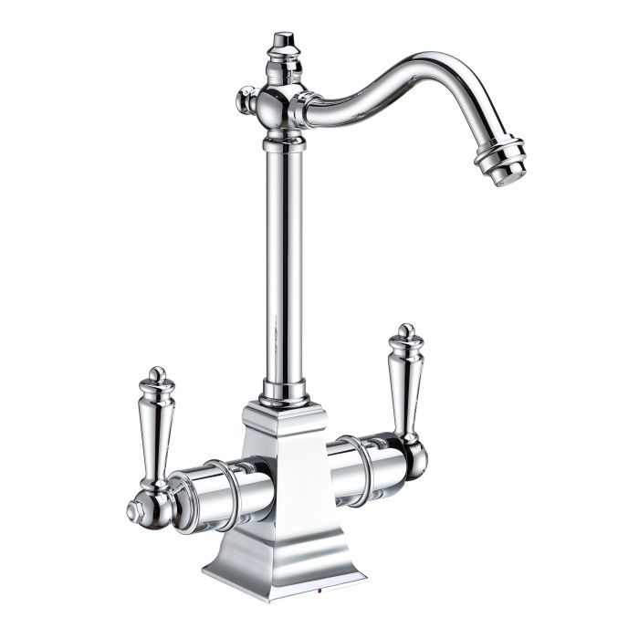 Whitehaus  Point of Use Instant Hot/Cold Water Faucet with Traditional Spout