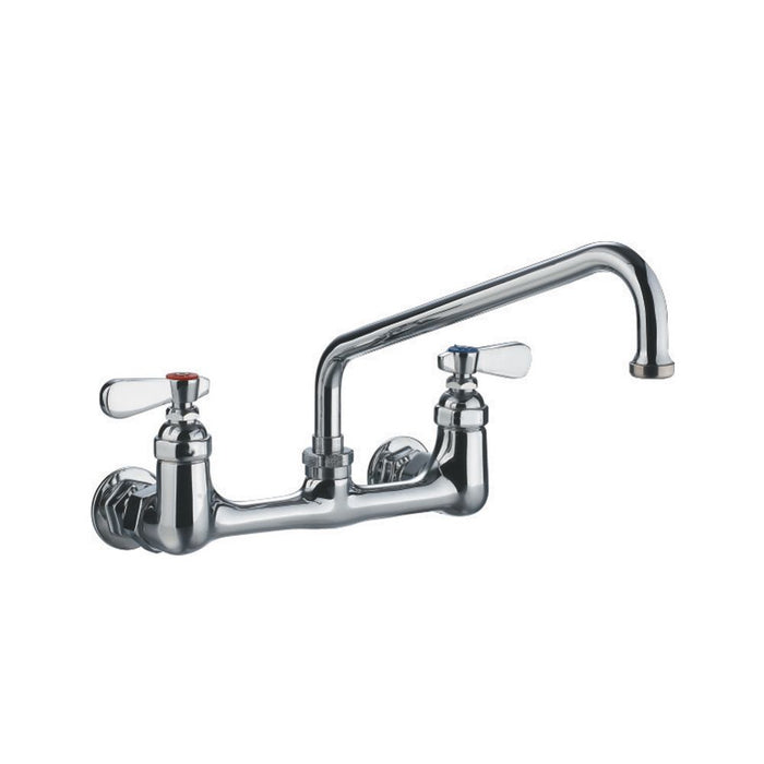 Whitehaus  Wall Mount Faucet with an Extended Swivel Spout
