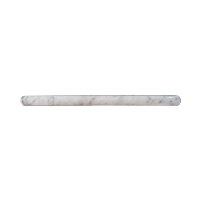 White Carrera Pencil 3 4 X 12 - Bravo Tile