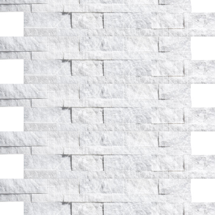 White Marble 6 X24 Ledger Panel - Bravo Tile