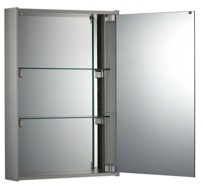 Whitehaus Medicine Cabinet with Double Faced Mirrored Doors