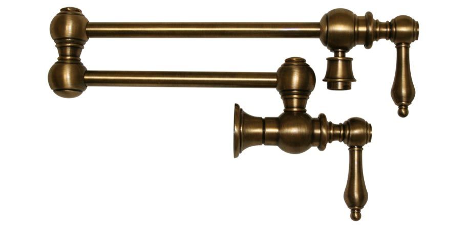 Whitehaus  Antique Style Retractable Kitchen Pot Filler