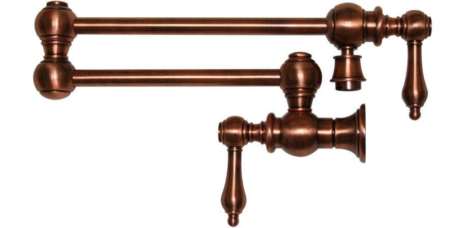 Whitehaus  Antique Style Retractable Kitchen Pot Filler