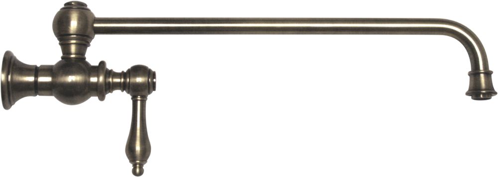 Whitehaus  Wall Mount Lever Retractable Kitchen Pot Filler