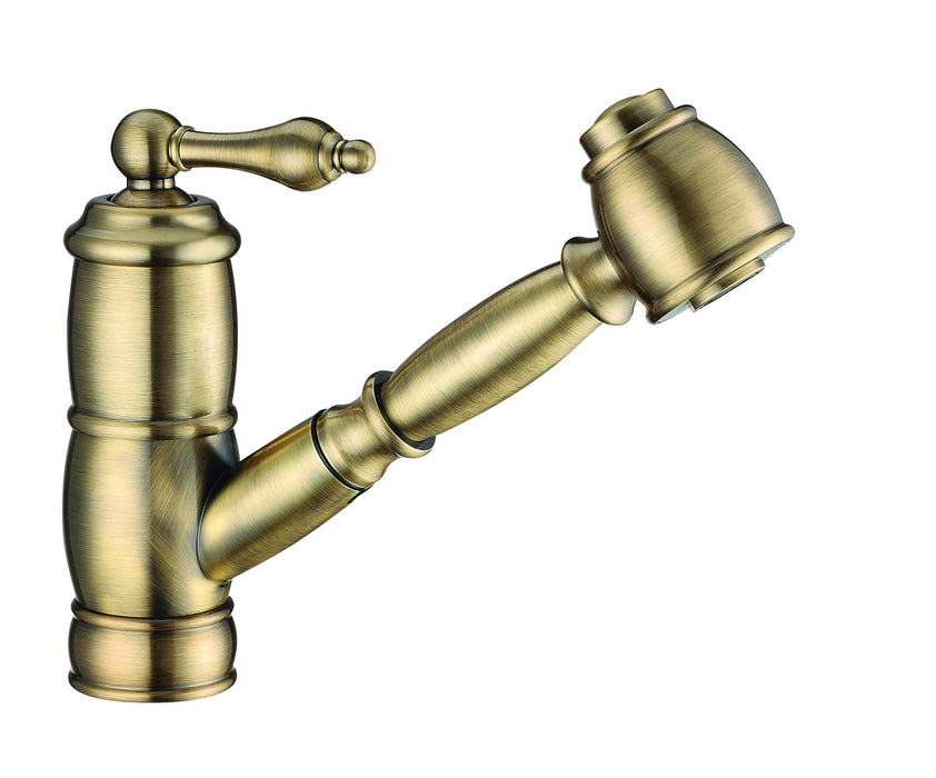 Whitehaus Vintage III Plus Faucet w/ A Pull-Out Spray Head