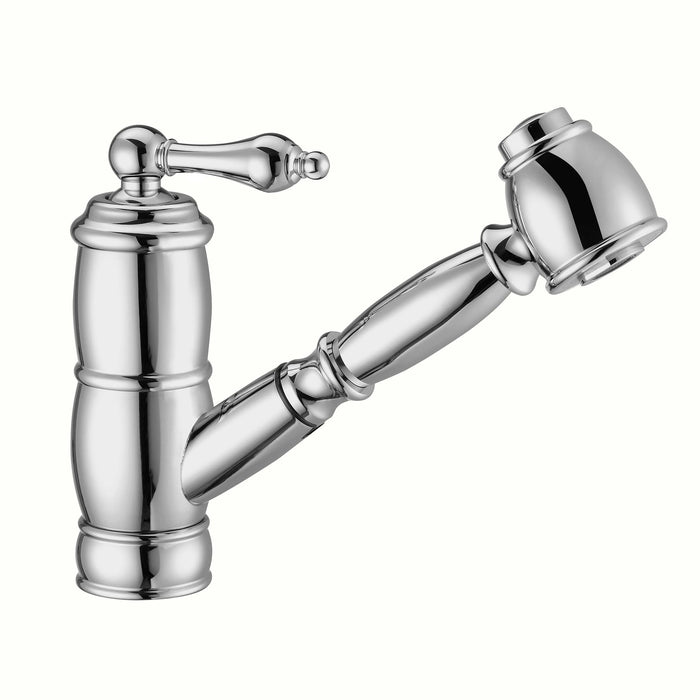 Whitehaus Vintage III Plus Faucet w/ A Pull-Out Spray Head