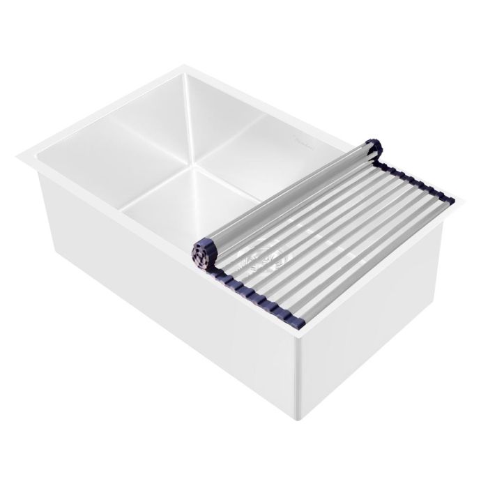 Whitehaus Noah Plus Stainless Steel Removable roll mat