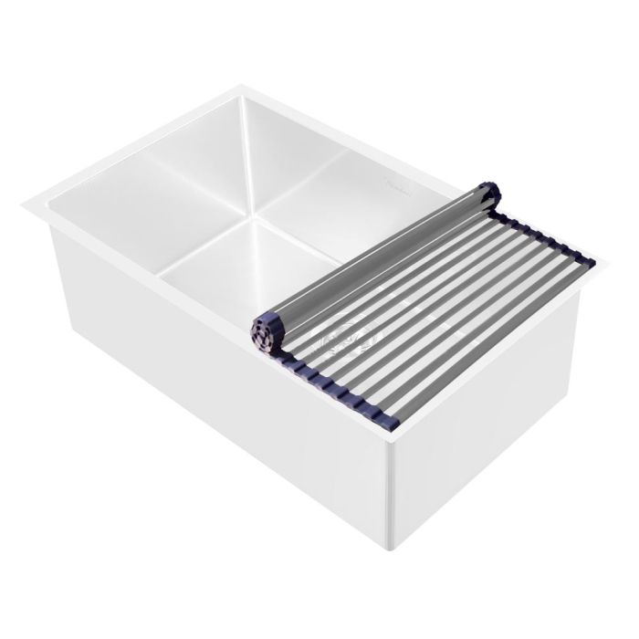 Whitehaus Noah Plus Stainless Steel Removable roll mat