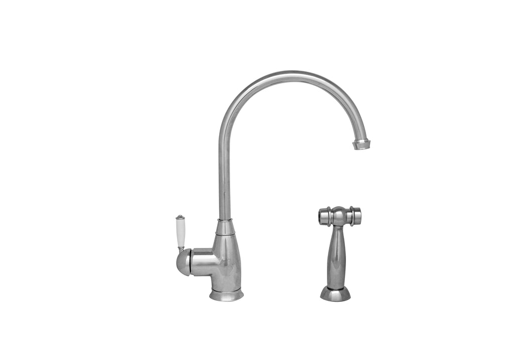 Whitehaus  Queenhaus Single Lever Faucet with Side Spray