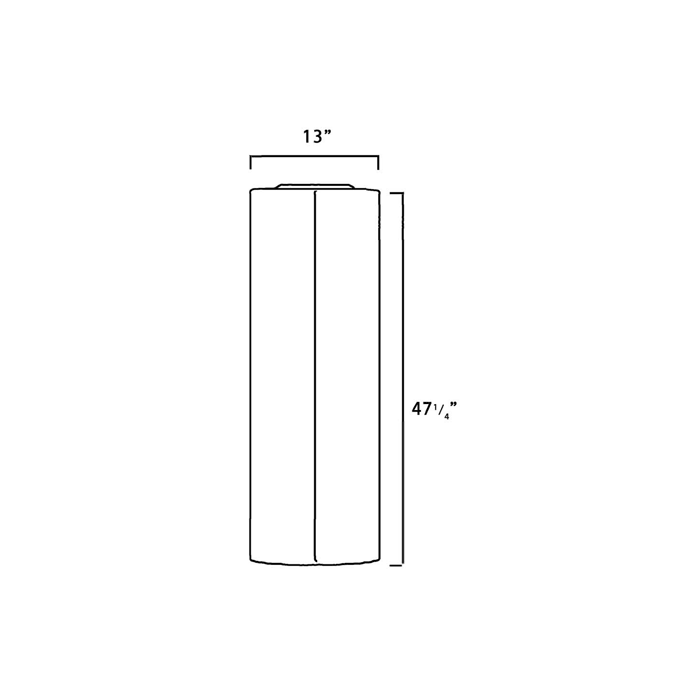 Whitehaus Vertical wall mount storage cabinet