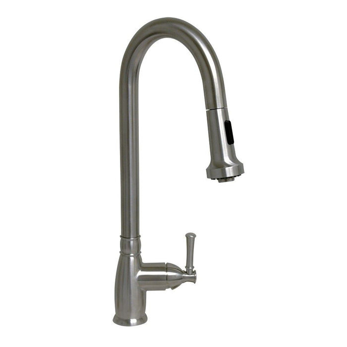 Whitehaus  Waterhaus Lead Free Solid S. Steel Single-Hole Faucet