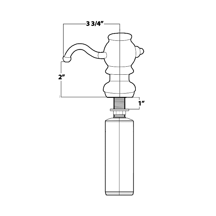 Whitehaus Soap Or Lotion Dispenser