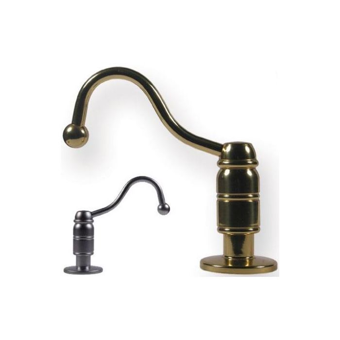 Whitehaus itchen / Bath Brass Curved Soap / Lotion Dispenser