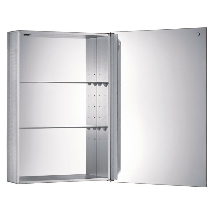 Whitehaus Single Two Sided Mirrored Door Medicine Cabinet