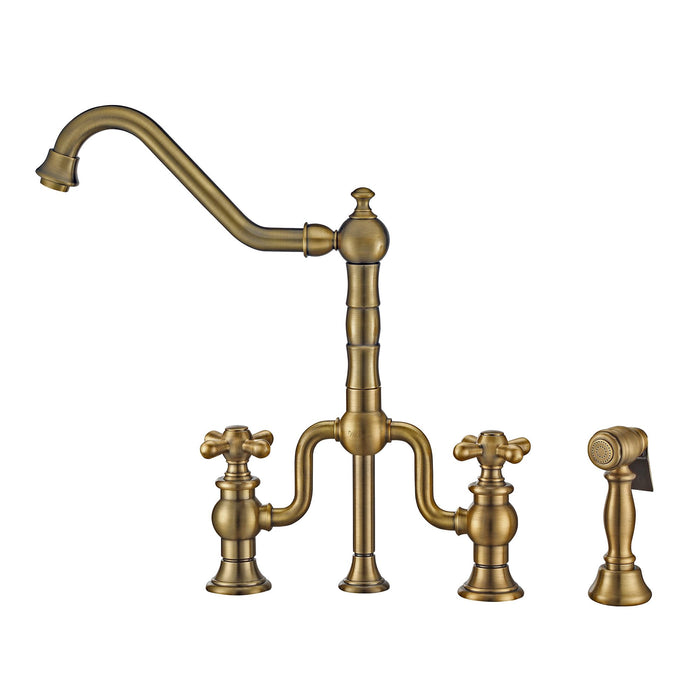 Whitehaus  Twisthaus Plus Bridge Faucet
