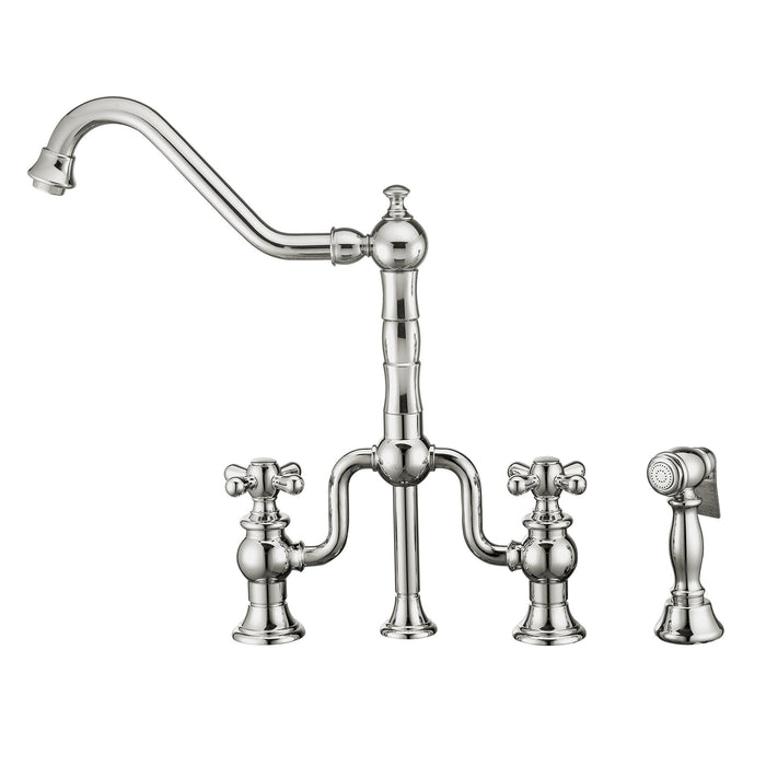 Whitehaus  Twisthaus Plus Bridge Faucet