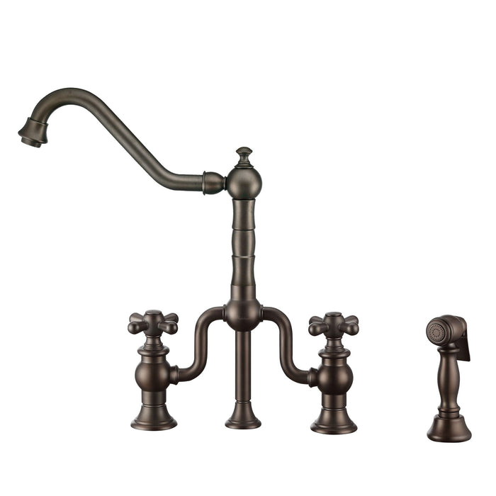 Whitehaus  Twisthaus Plus Bridge Faucet