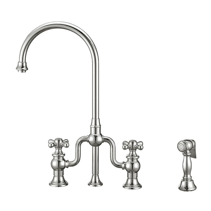 Whitehaus Twisthaus Plus Bridge Faucet