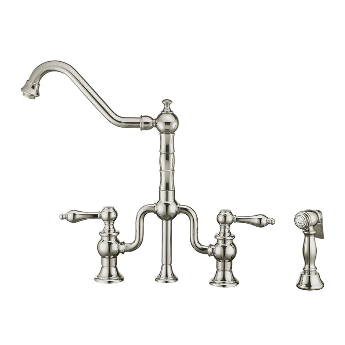 Whitehaus Twisthaus Plus Bridge Faucet
