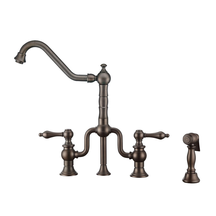 Whitehaus Twisthaus Plus Bridge Faucet
