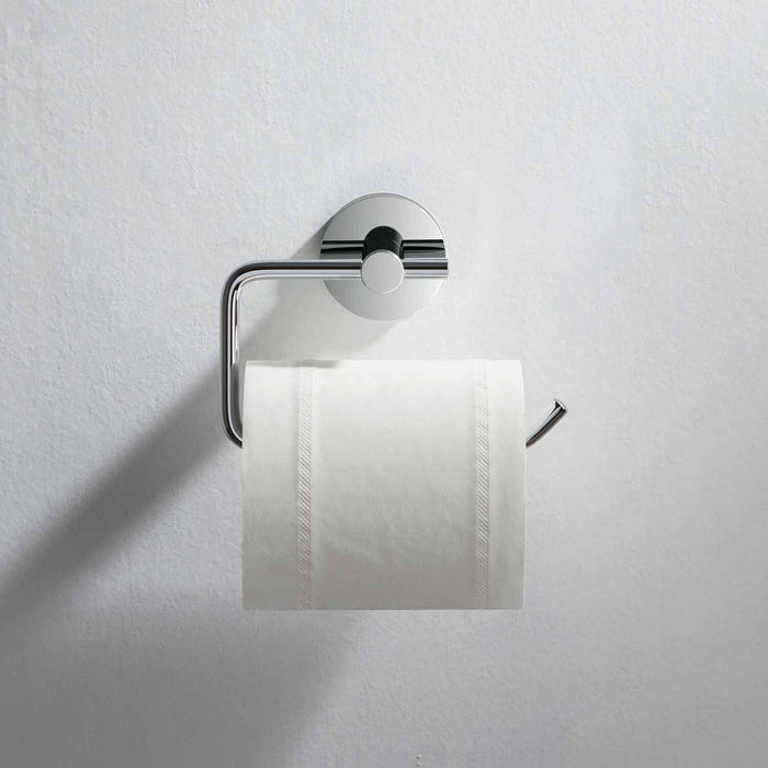 Circular Toilet Paper Holder Chrome
