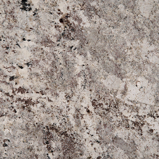 Alaska white granite countertop close up