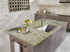 Aspen white granite countertop kitchen scene
