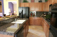 Baltic brown granite countertop kitchen scene