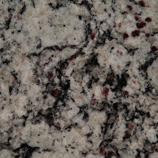 Bianco Frost granite countertop close up