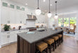 Blanco taupe granite countertop kitchen scene