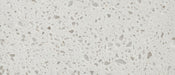 Iced White quartz countertop close up