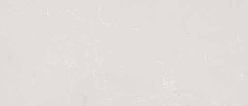 Perla white quartz countertop close up