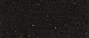 Sparkling Black quartz countertop close up