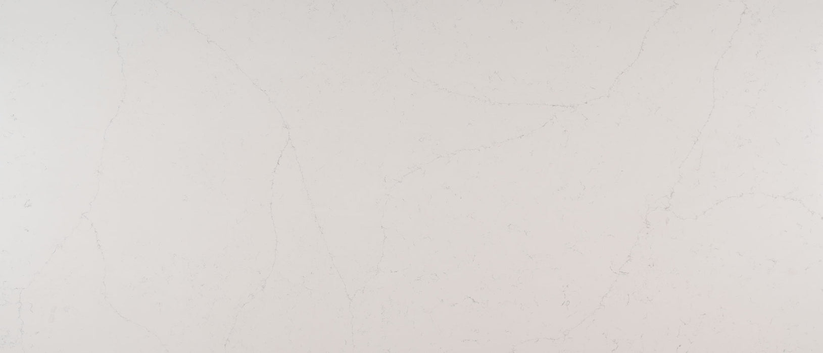 Alabaster white quartz countertop slab