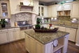 Santa Cecelia granite countertop kitchen scene