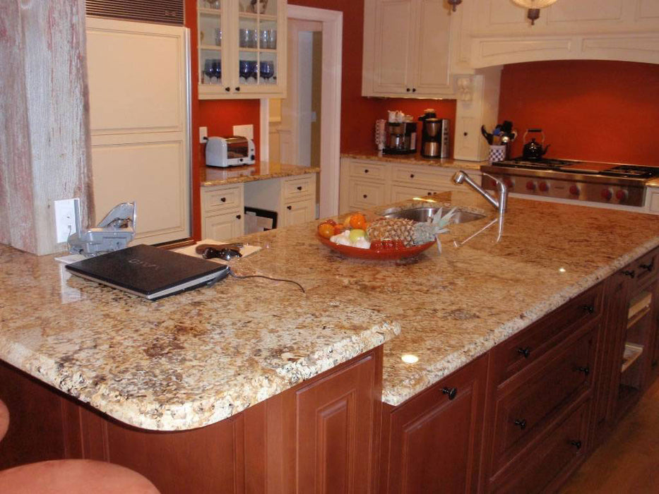 Solarius granite countertop kitchen scene