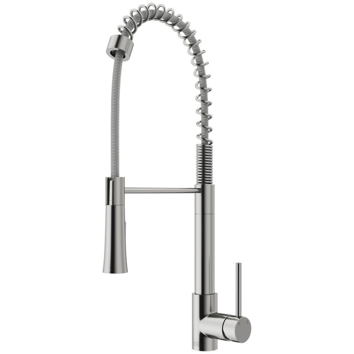 Laurelton Pull-Down Spray Kitchen Faucet in Stainless Steel