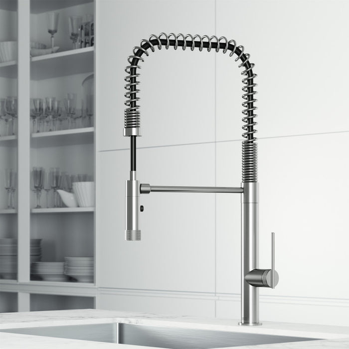 Sterling Pull-Down Kitchen Faucet in Stainless Steel