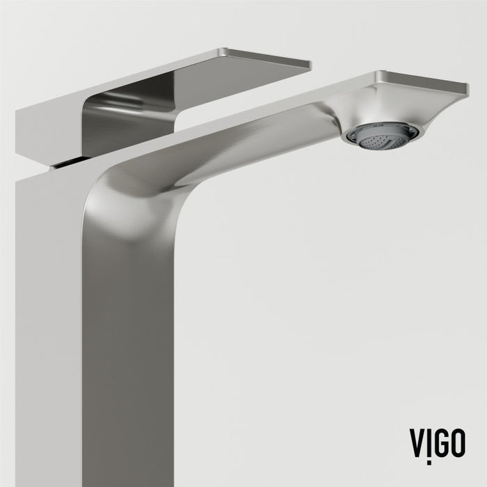 Dunn Bathroom Vessel Faucet In Brushed Nickel